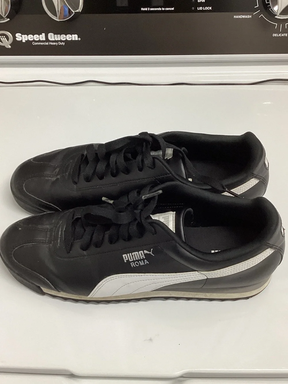 Puma Men’s Black Low-Profile Lace-Up Sneakers
